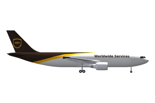 Our 3D model: A300-600F · UPS, right side