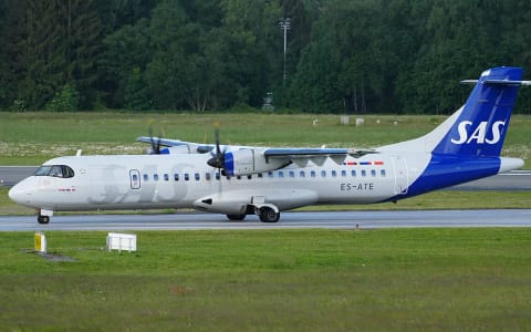 Zdjęcie: ATR 72-600 · SAS, z boku